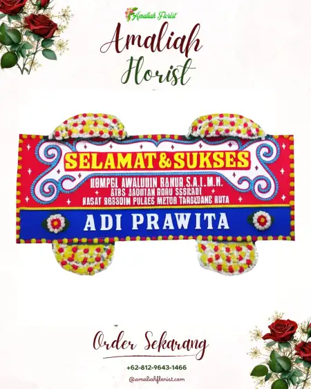 Papan Bunga Ucapan Selamat Jurangombo Selatan